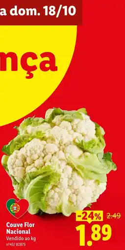 Lidl Couve Flor Nacional promoção