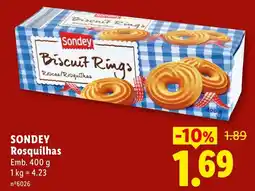 Lidl sondey rosquinhos promoção