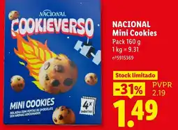 Lidl Nacional cookieverso mini cookies promoção