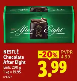 Lidl Nestlé chocolate after eight promoção