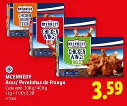 Lidl Mcennedy asas/ perninhas de frango promoção