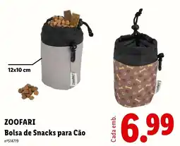 Lidl Bolsa de Snacks para Cão ZOOFARI promoção