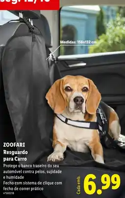 Lidl Zoofari resguardo para carro promoção