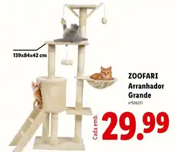 Lidl zoofari arranhador grande promoção