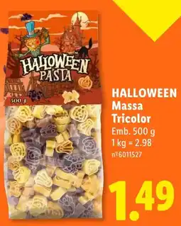 Lidl Halloween pasta promoção