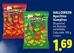 Lidl Halloween aperitivo vampiros promoção