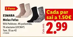 Lidl Esmara Meias Fofas promoção