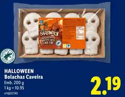 Lidl Halloween Bolachas Caveira promoção