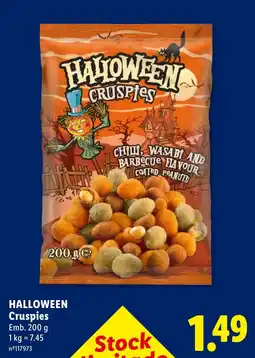 Lidl Halloween Cruspies promoção