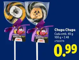 Lidl Chupa Chupa Halloween Monster Pop promoção
