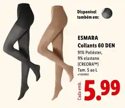 Lidl esmara collants 60 den promoção