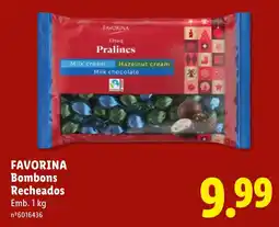 Lidl favorina bombons recheados promoção