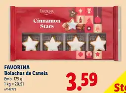 Lidl favorina bolachas de canela promoção