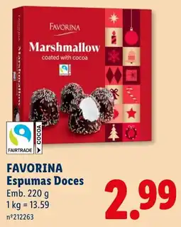 Lidl favorina espumas doces promoção