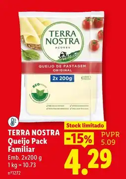 Lidl Terra nostra queijo pack familiar promoção