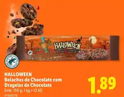 Lidl Halloween Bolachas de Chocolate com Drageias de Chocolate promoção