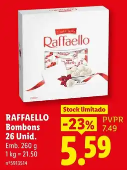 Lidl Raffaello bombons promoção