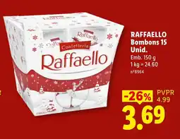 Lidl Raffaello Bombons promoção