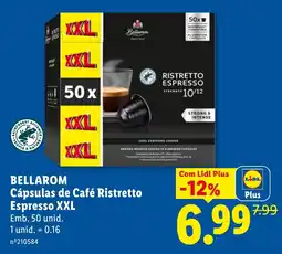Lidl Bellarom Cásulas de Café Ristretto Espresso XXL promoção