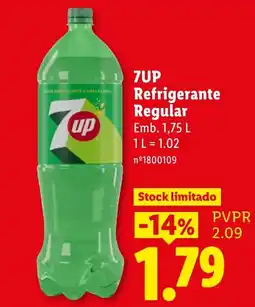 Lidl 7up refrigerante regular promoção