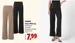 Lidl Esmara calças wide leg promoção