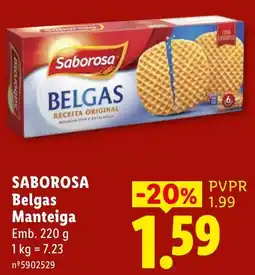 Lidl Saborosa Belgas Manteiga promoção