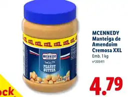 Lidl Mcennedy manteiga de amendoim cremosa xxl promoção