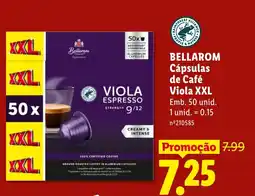 Lidl Bellarom Cápsulas de Café Viola XXL promoção