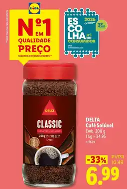 Lidl delta café solúvel classic promoção
