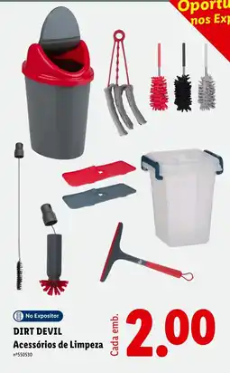 Lidl dirt devil acessórios de limpeza promoção