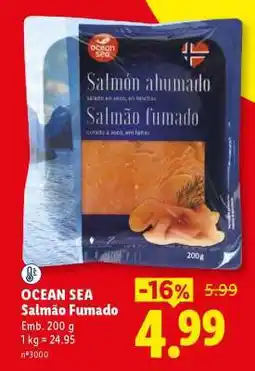 Lidl Ocean Sea Salmão Fumado promoção