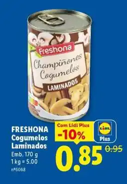 Lidl Freshona Cogumelos Laminados promoção