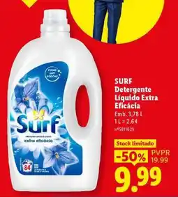 Lidl SURF Detergente Líquido Extra Eficácia promoção
