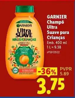 Lidl GARNIER Champô Ultra Suave para Crianças promoção