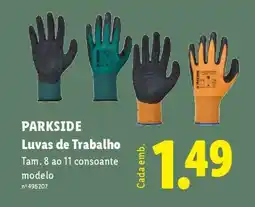 Lidl PARKSIDE Luvas de Trabalho promoção
