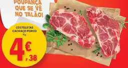 E.Leclerc Costeletas cachaço porco promoção