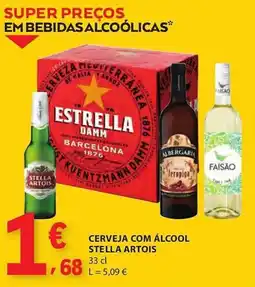 E.Leclerc Cerveja com álcool Stella Artois promoção