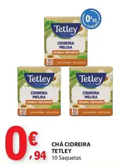 E.Leclerc Chá cidreira tetley promoção