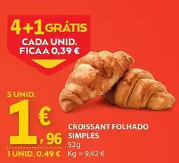 E.Leclerc Croissant folhado simples promoção