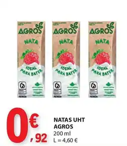 E.Leclerc Natas uht agros promoção