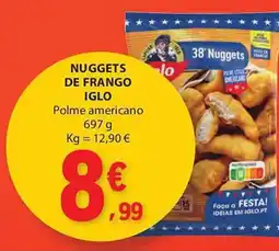 E.Leclerc Nuggets de frango iglo promoção