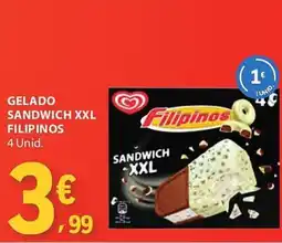 E.Leclerc Gelado sandwich xxl filipinos promoção