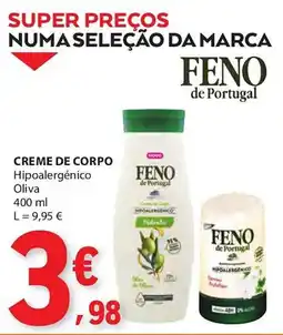 E.Leclerc Creme de corpo Feno de Portugal promoção