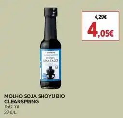 Supercor molho soja shoyu bio clearspring promoção