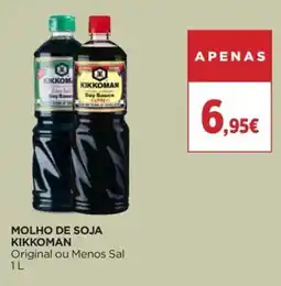 Supercor molho de soja kikkoman original ou menos sal promoção