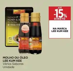 Supercor molho ou óleo lee kum kee vários sabores promoção