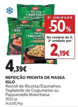 Supercor Refeição Pronta de Massa Iglo promoção