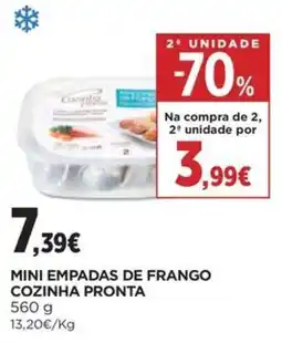 Supercor Mini empadas de frango cozinha pronta promoção