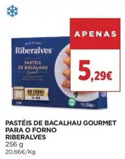 Supercor pastéis de bacalhau gourmet para o forno riberalves promoção
