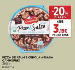 Supercor Pizza de atum e cebola assada campo frio promoção